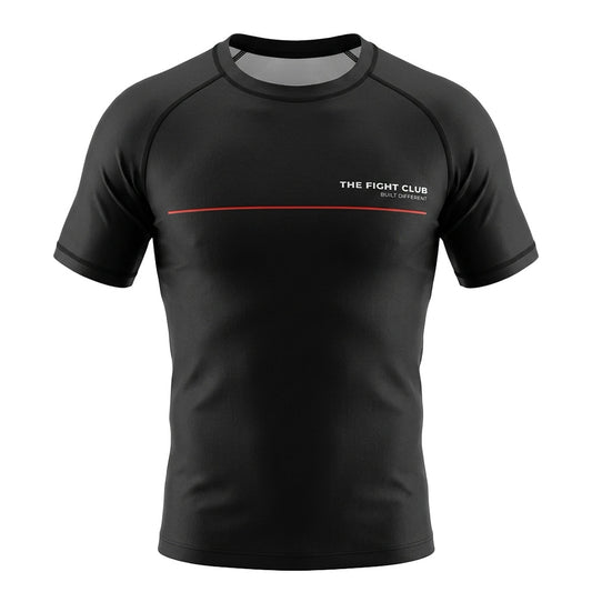 The Fight Club Ranked Rash Guard Black