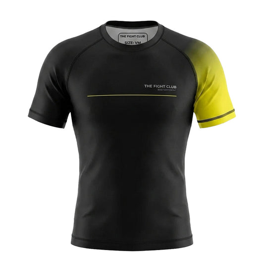 The Fight Club Ranked Rash Guard Yellow - The Fight Club