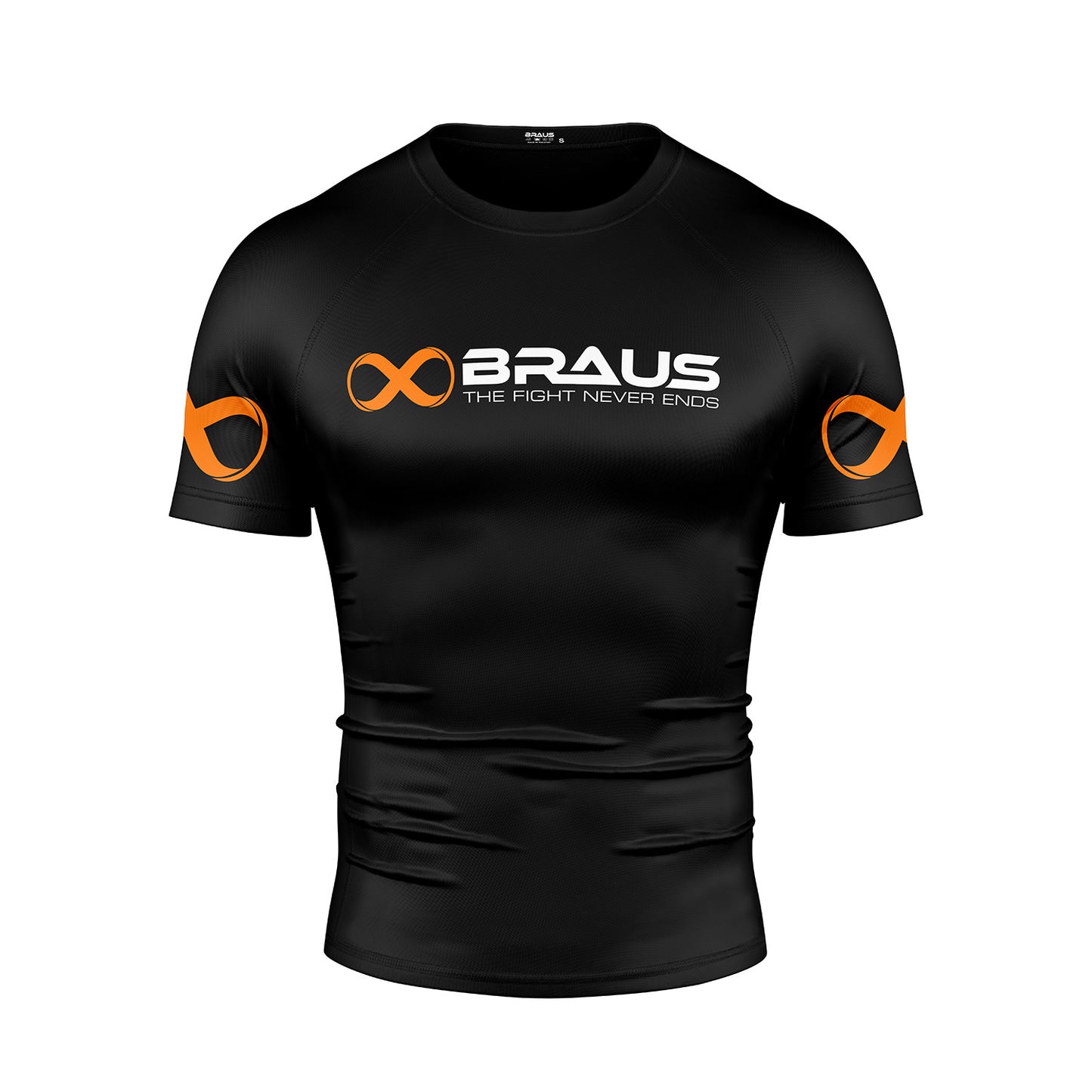 Braus Competition No Gi Rash Guard Black - The Fight Club