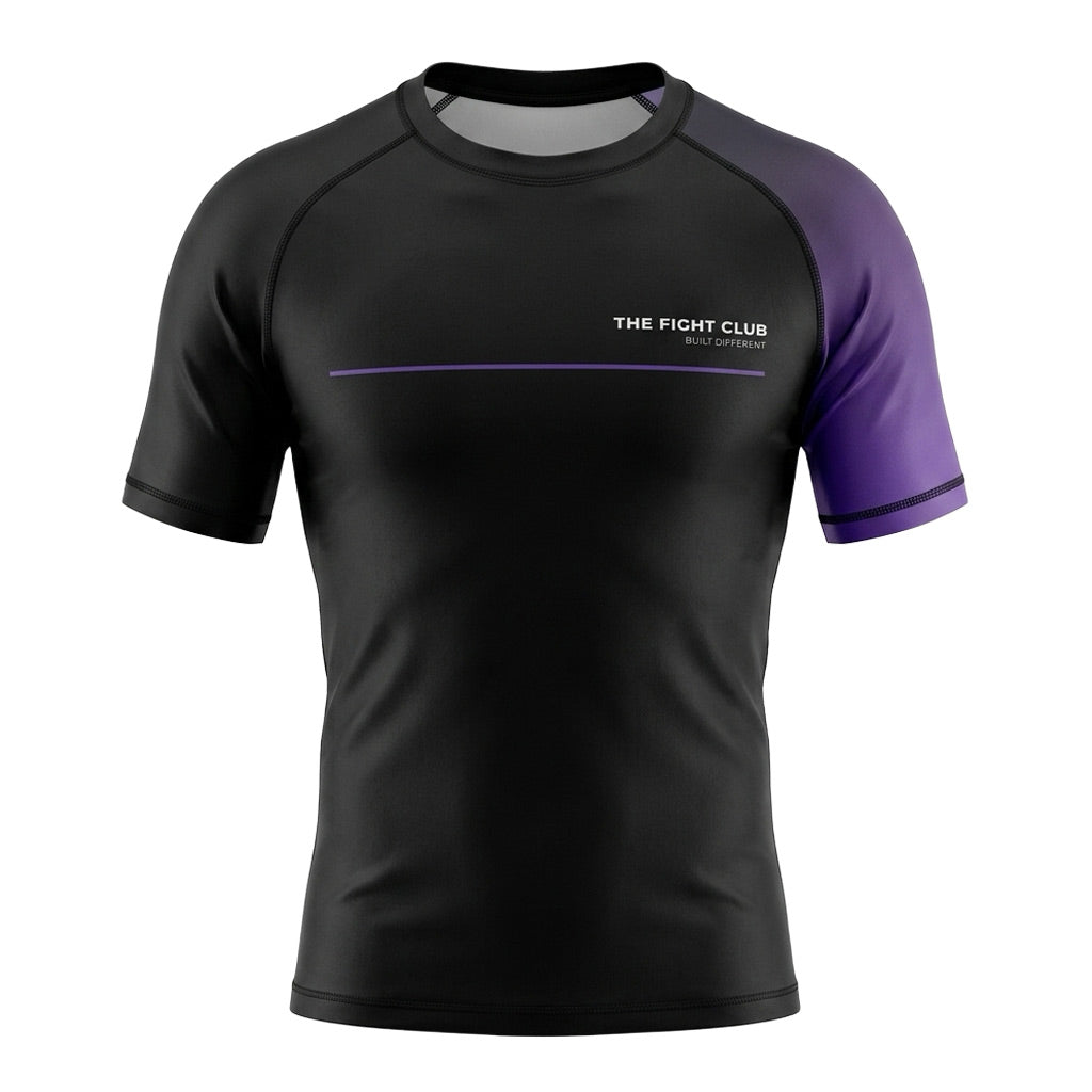 The Fight Club Ranked Rash Guard Purple - The Fight Club