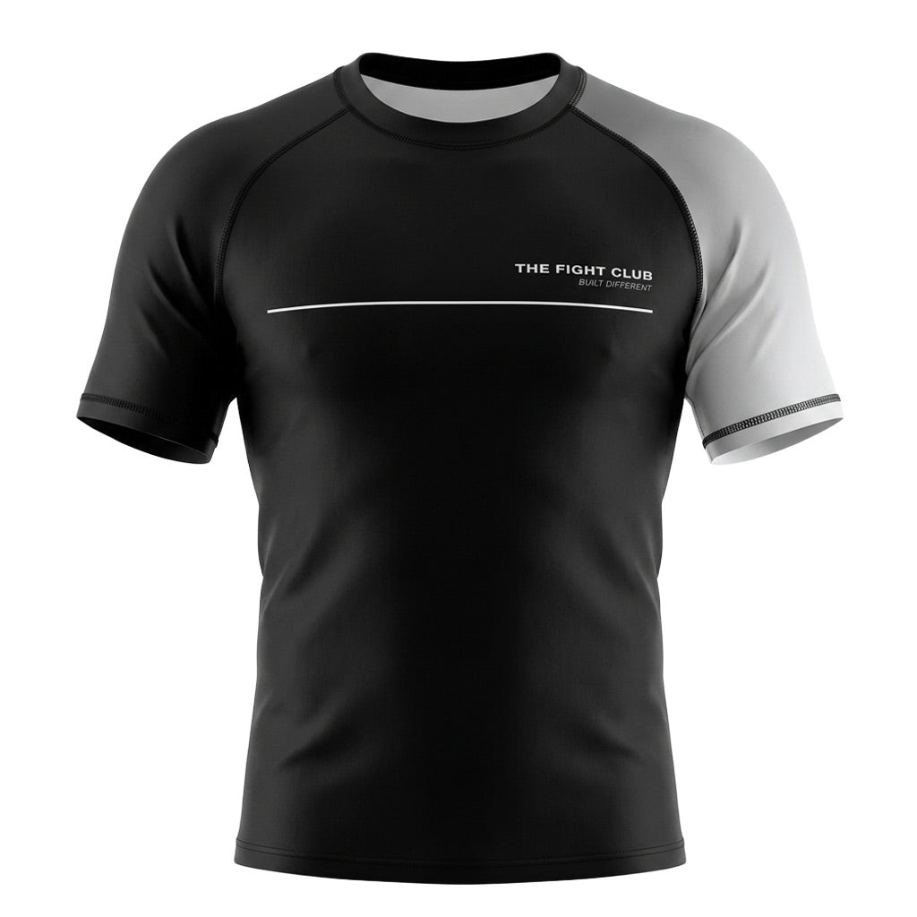 The Fight Club Ranked Rash Guard White - The Fight Club
