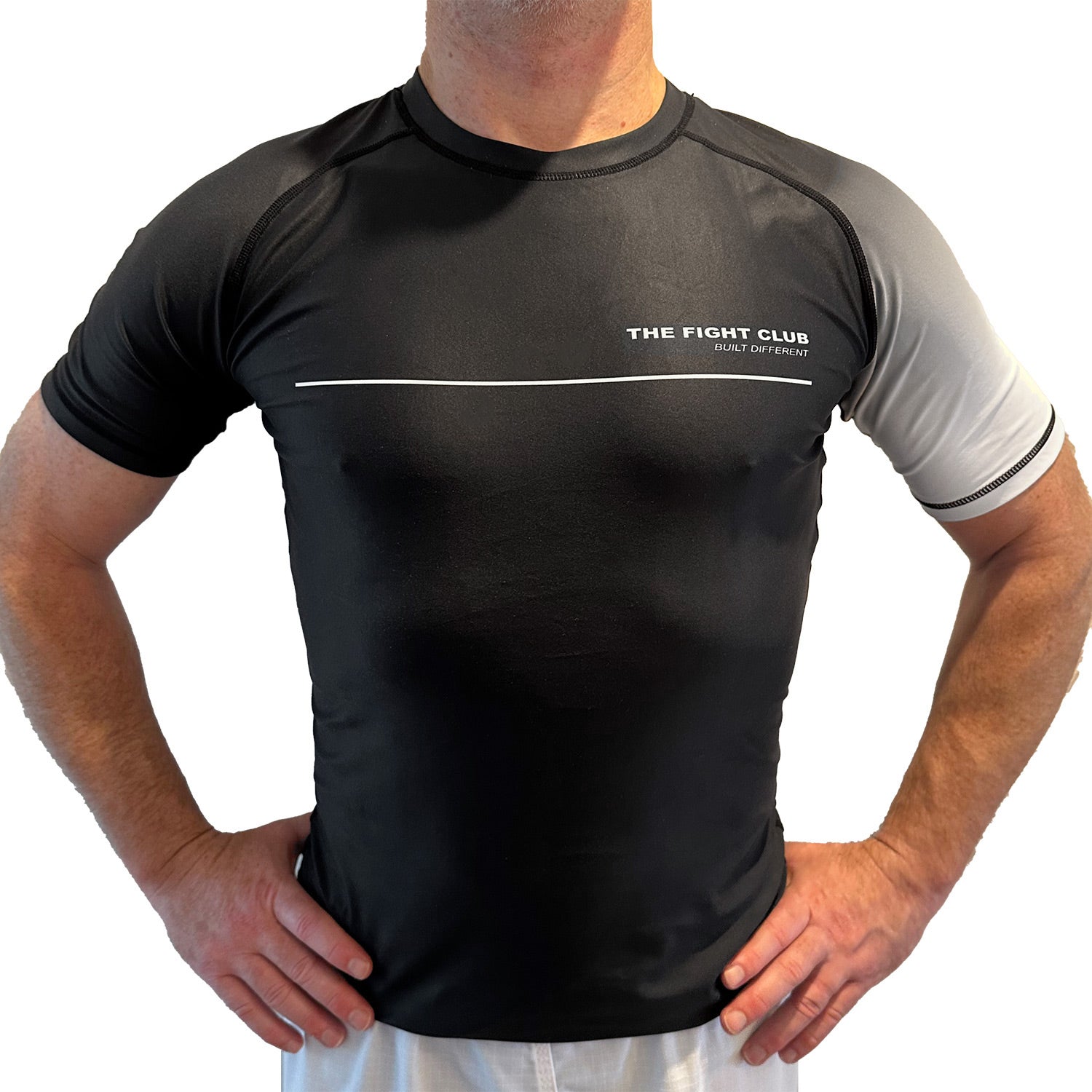 Fight Rash Guard The Fight Club Ranked Rash Guard White