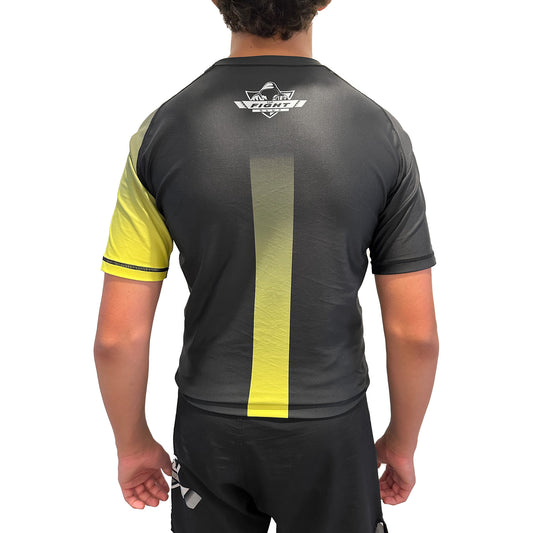 The Fight Club Ranked Rash Guard Yellow - The Fight Club
