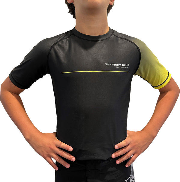 The Fight Club Kids Ranked Rash Guard Yellow
