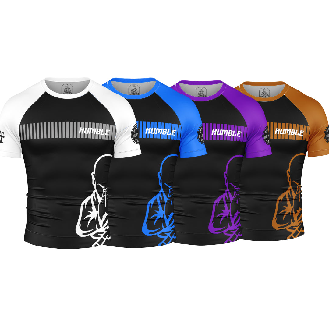 Humble Ranked Rash Guard Blue - The Fight Club