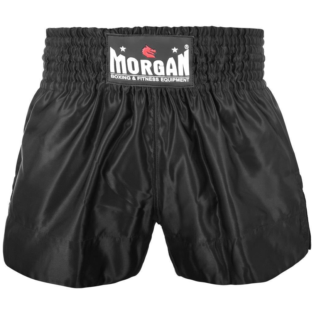 Morgan Muay Thai Shorts - Black - The Fight Club