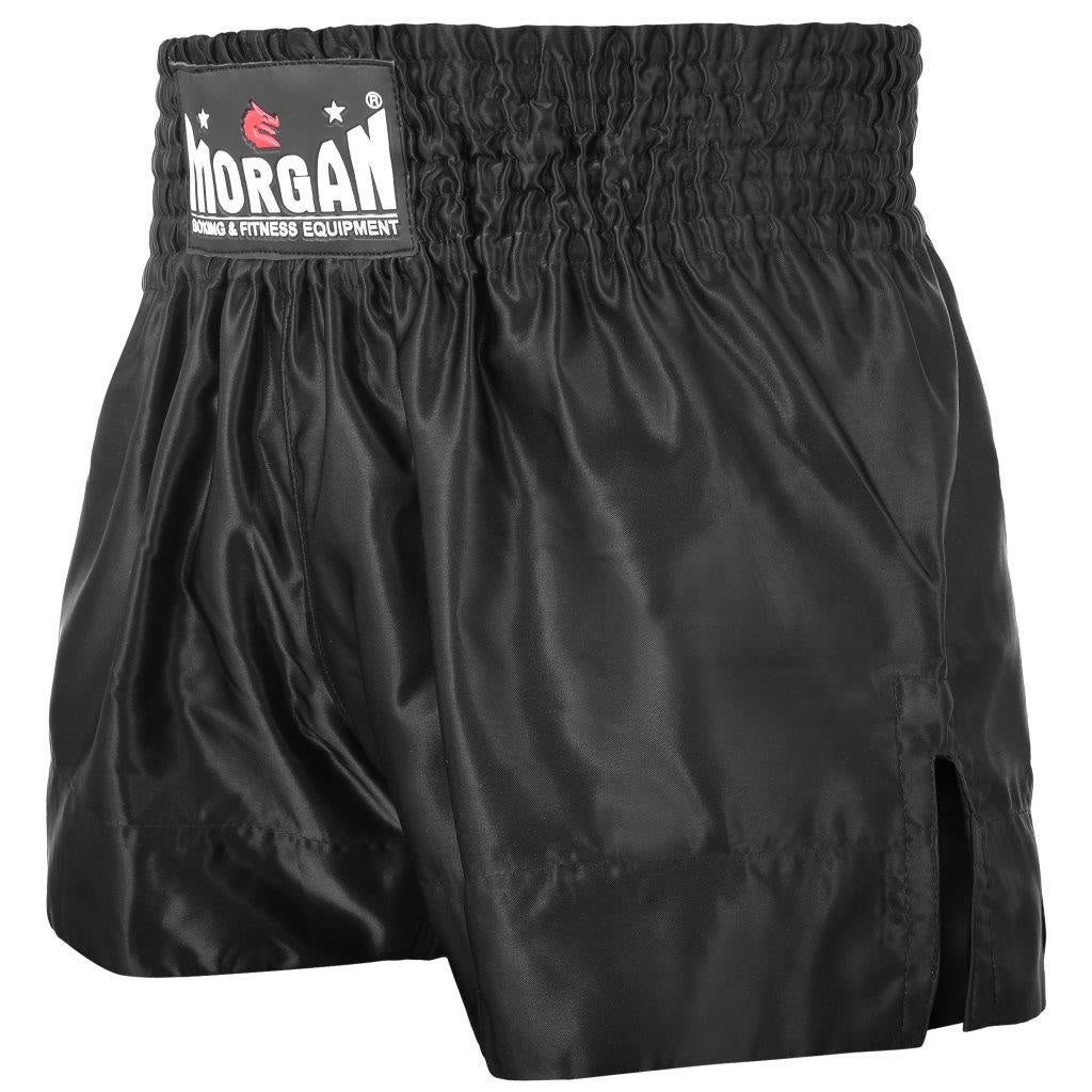 Morgan Muay Thai Shorts - Black - The Fight Club