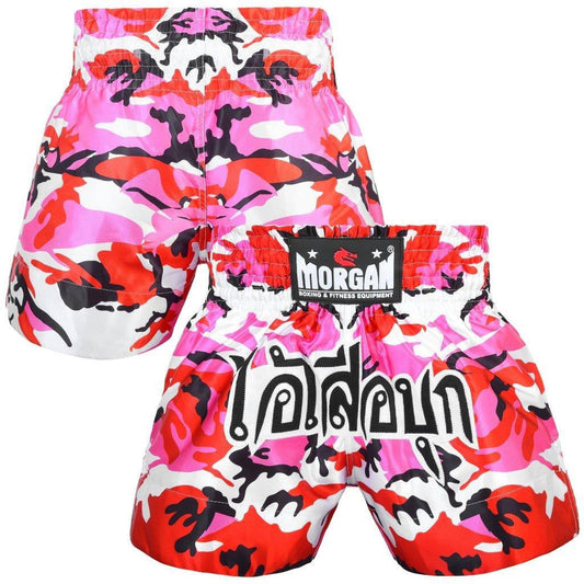 Morgan Muay Thai Pink Diabla Camo Shorts - The Fight Club