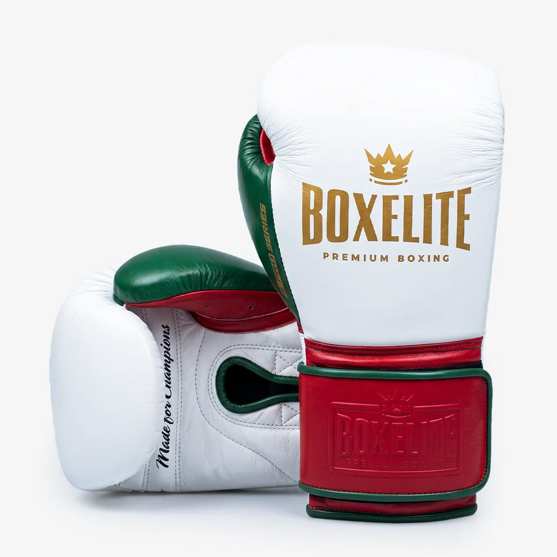 BoxElite S-Pro Series Boxing Gloves MX Tri-Color Velcro - The Fight Club