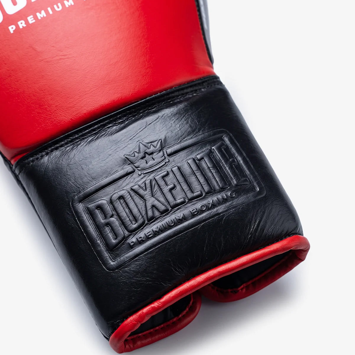 BoxElite S-Pro Series Boxing Gloves Red/Black Laces - The Fight Club