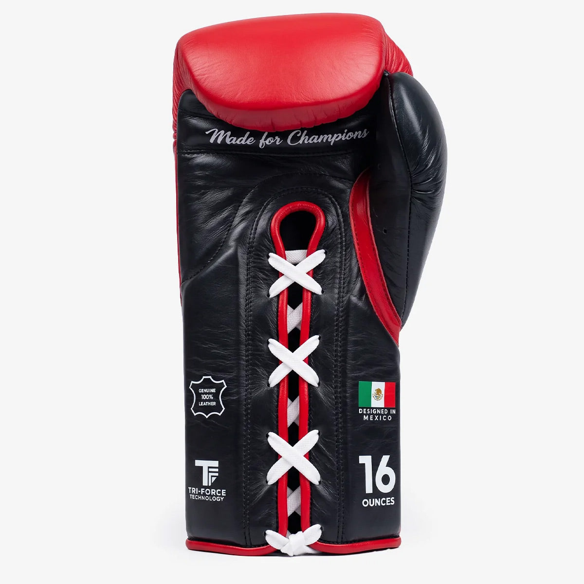 BoxElite S-Pro Series Boxing Gloves Red/Black Laces - The Fight Club