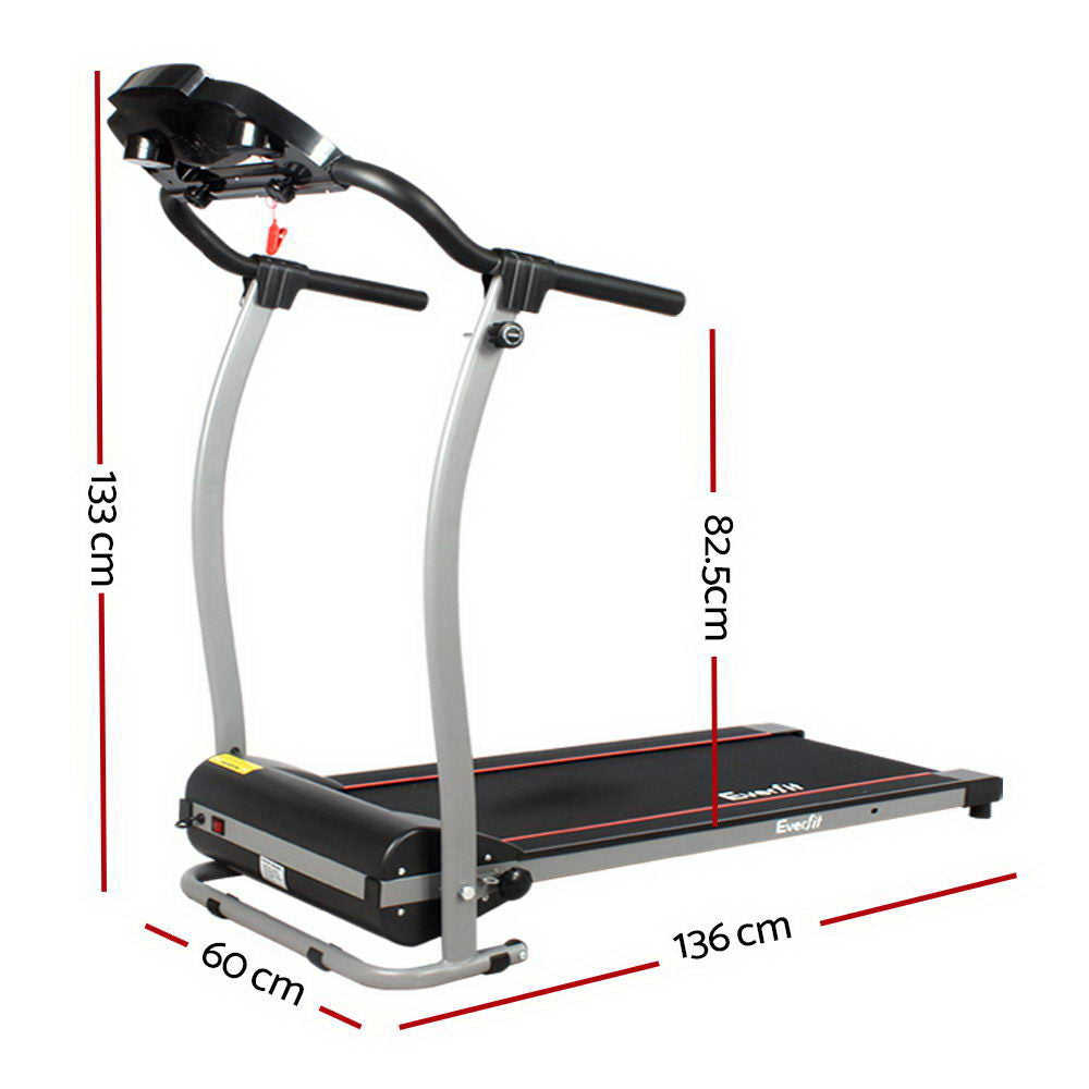 Everfit Treadmill Electric Home Gym Fitness Exercise Machine Foldable 340mm - The Fight Club