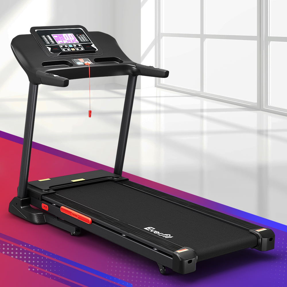 Everfit Treadmill Electric Auto Incline Home Gym Fitness Exercise Machine 520mm - The Fight Club