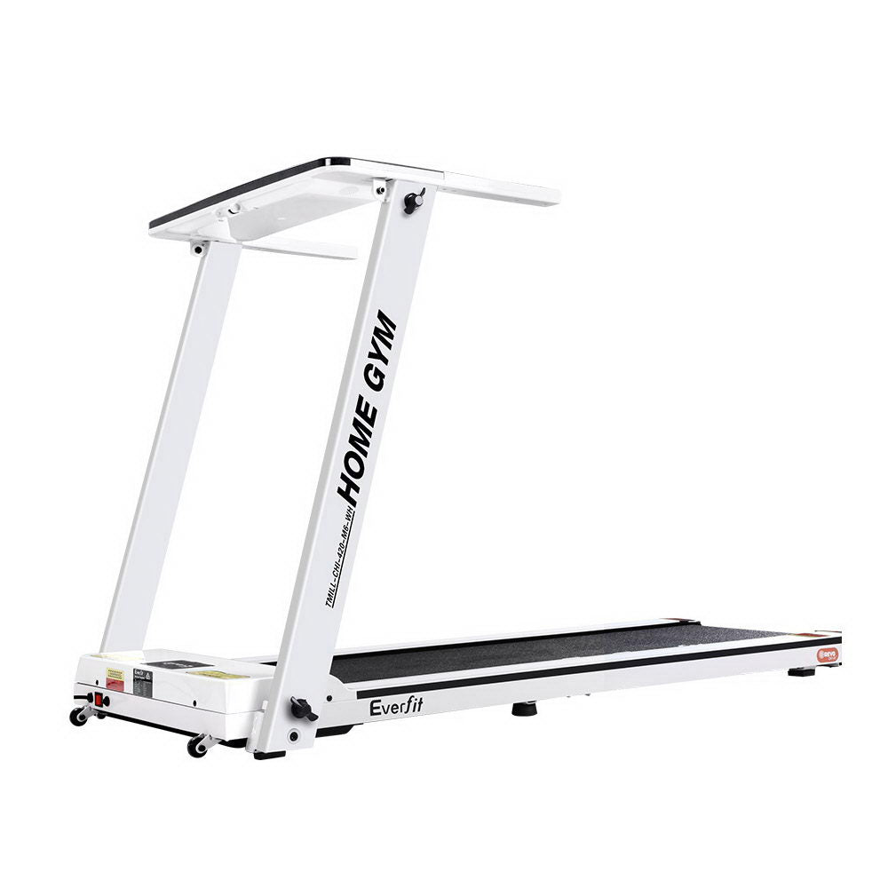 Everfit Treadmill Electric Home Gym Fitness Exercise Fully Foldable 420mm White - The Fight Club