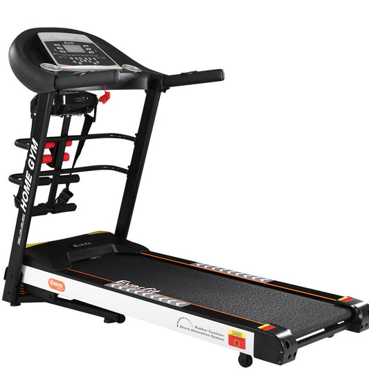 Everfit Treadmill Electric Home Gym Fitness Exercise Machine w/ Massager 450mm - The Fight Club