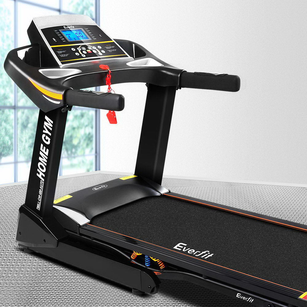 Everfit Treadmill Electric Auto Incline Home Gym Fitness Exercise Machine 480mm - The Fight Club