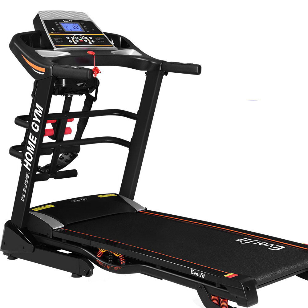 Everfit Treadmill Electric Home Gym Fitness Exercise Machine w/ Massager 480mm - The Fight Club