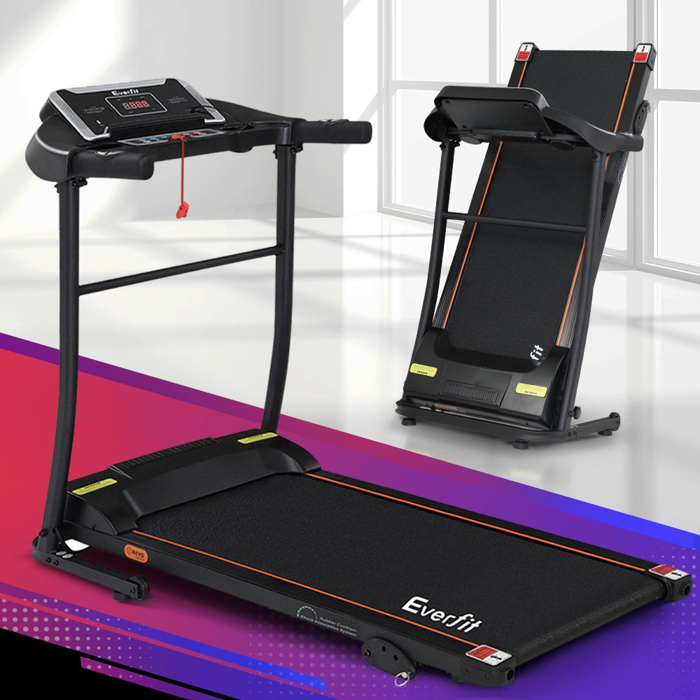 Everfit Treadmill Electric Home Gym Fitness Excercise Machine Incline 400mm - The Fight Club