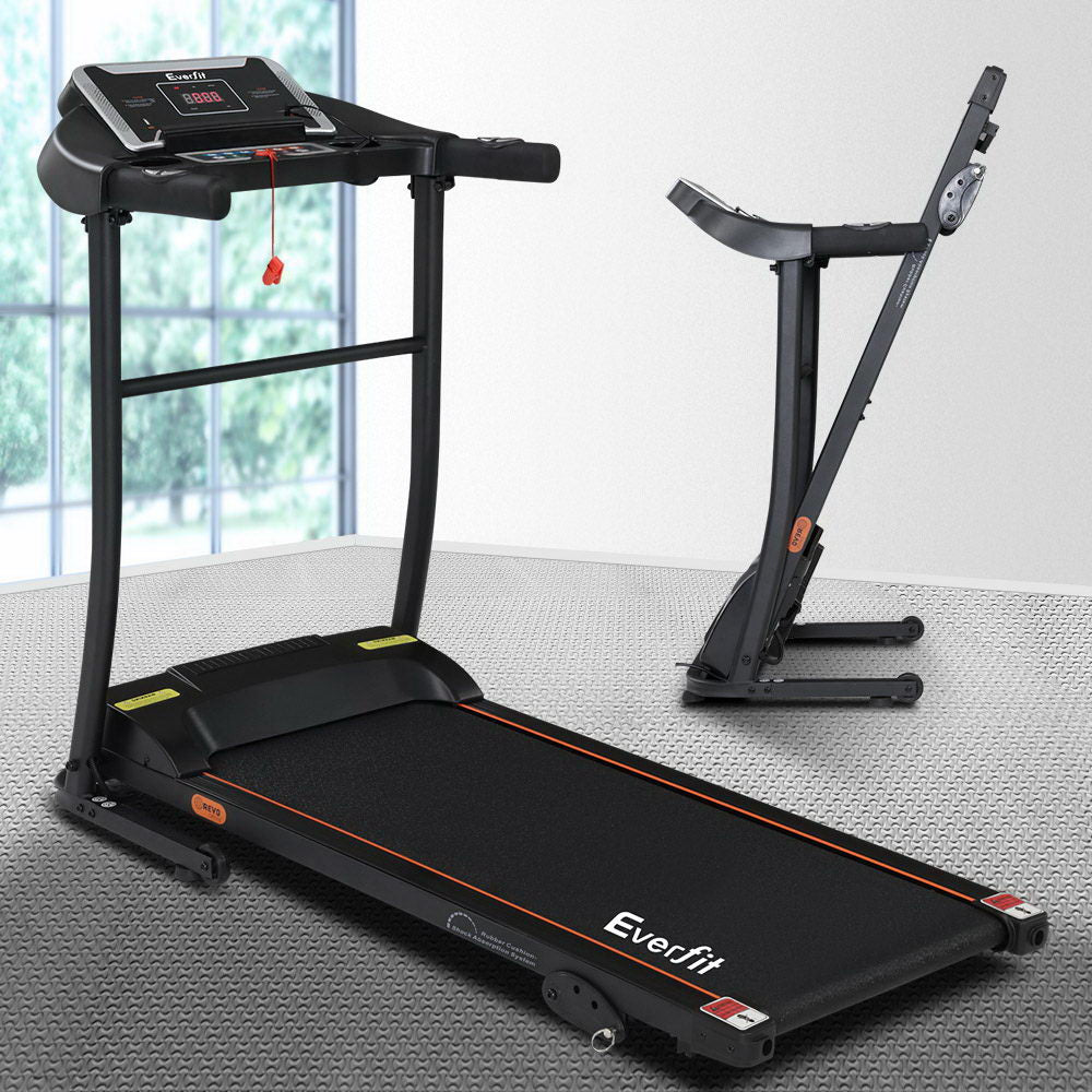 Everfit Treadmill Electric Home Gym Fitness Excercise Machine Incline 400mm - The Fight Club