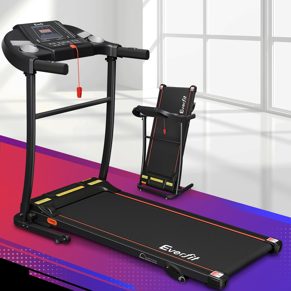 Everfit Treadmill Electric Home Gym Fitness Excercise Equipment Incline 400mm - The Fight Club