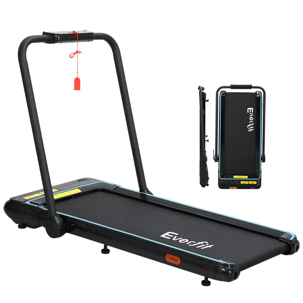 Everfit Treadmill Electric Walking Pad Under Desk Home Gym Fitness 420mm Remote - The Fight Club