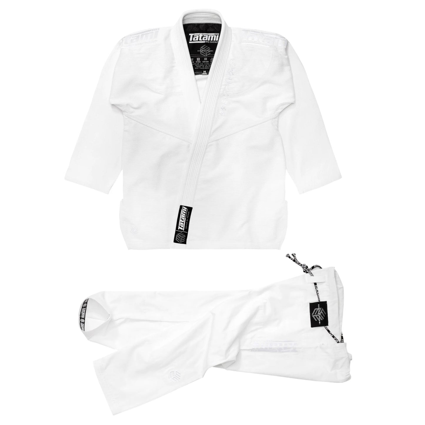 Tatami Estilo Black Label Jiu-Jitsu Gi White - The Fight Club