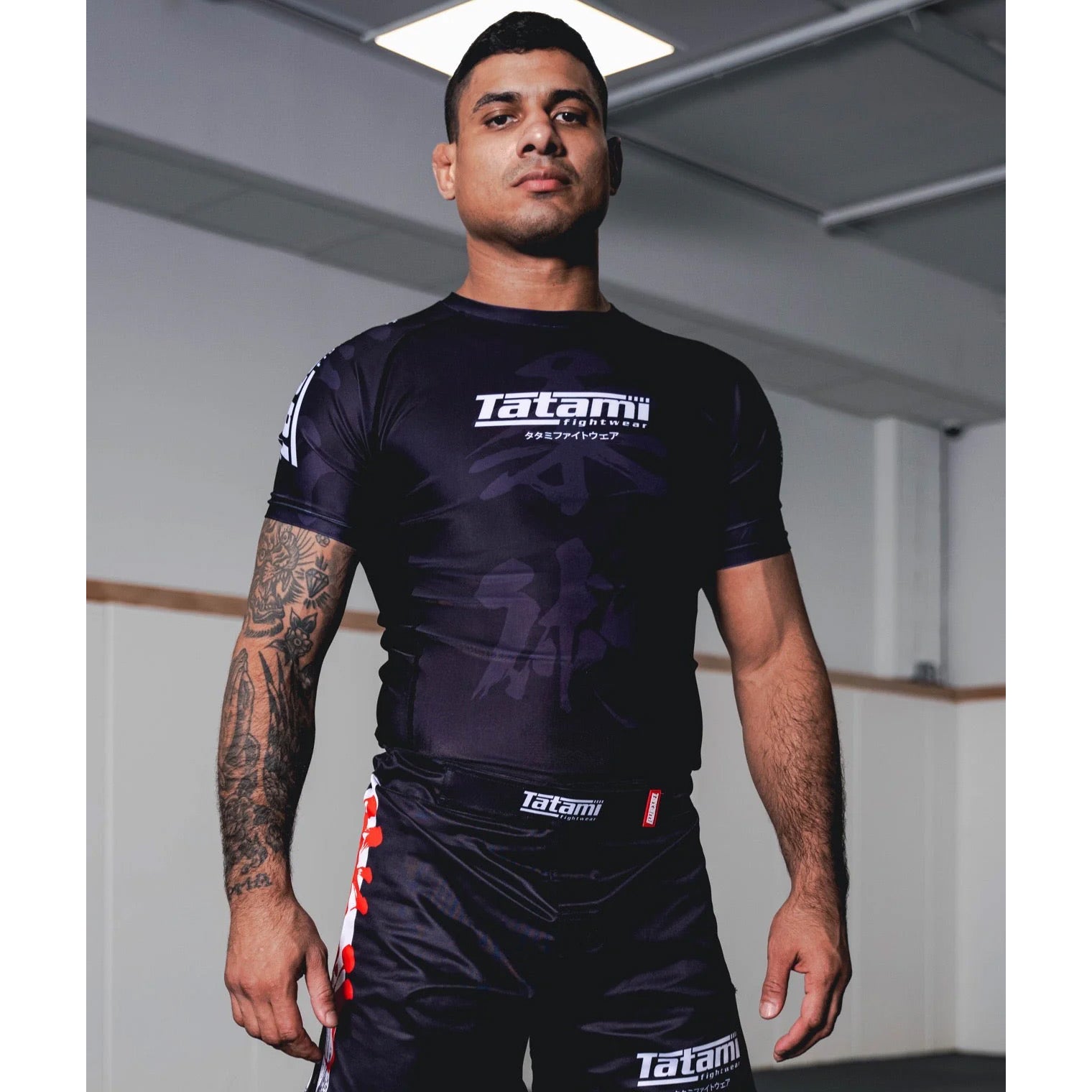 Tatami Kaizen Short Sleeve Rash Guard Black - The Fight Club