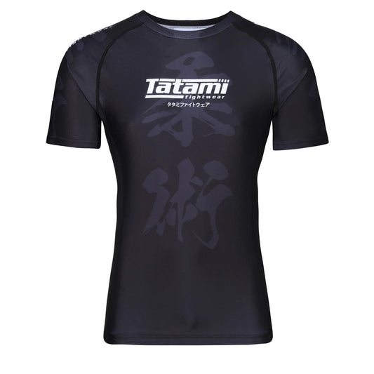 Tatami Kaizen Short Sleeve Rash Guard Black - The Fight Club