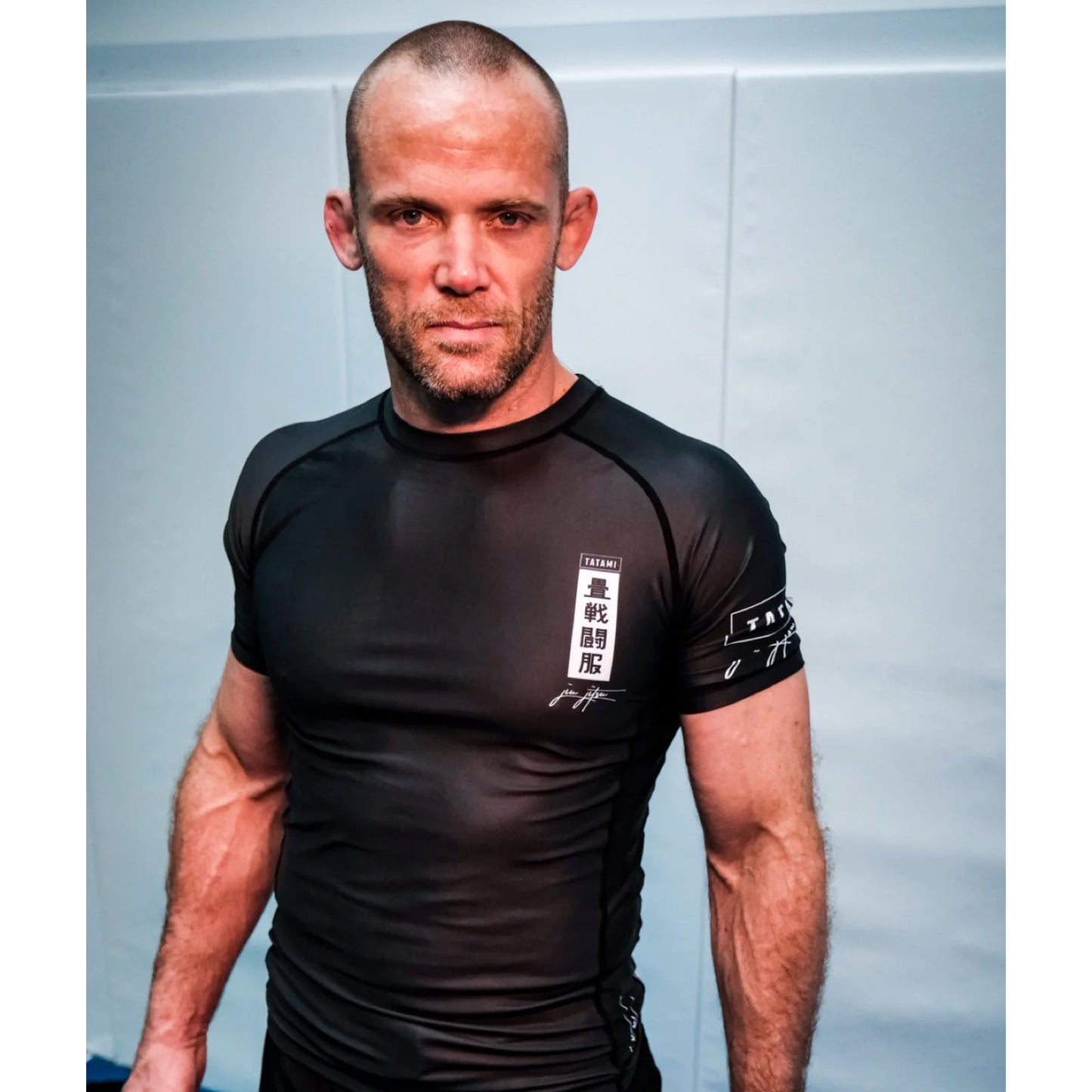 Tatami Kanagawa Short Sleeve Rash Guard Black - The Fight Club