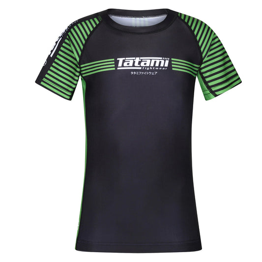 Tatami Kids IBJJF Ranked Rash Guard - Green - The Fight Club