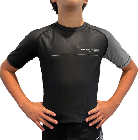 The Fight Club Kids Ranked Rash Guard Grey