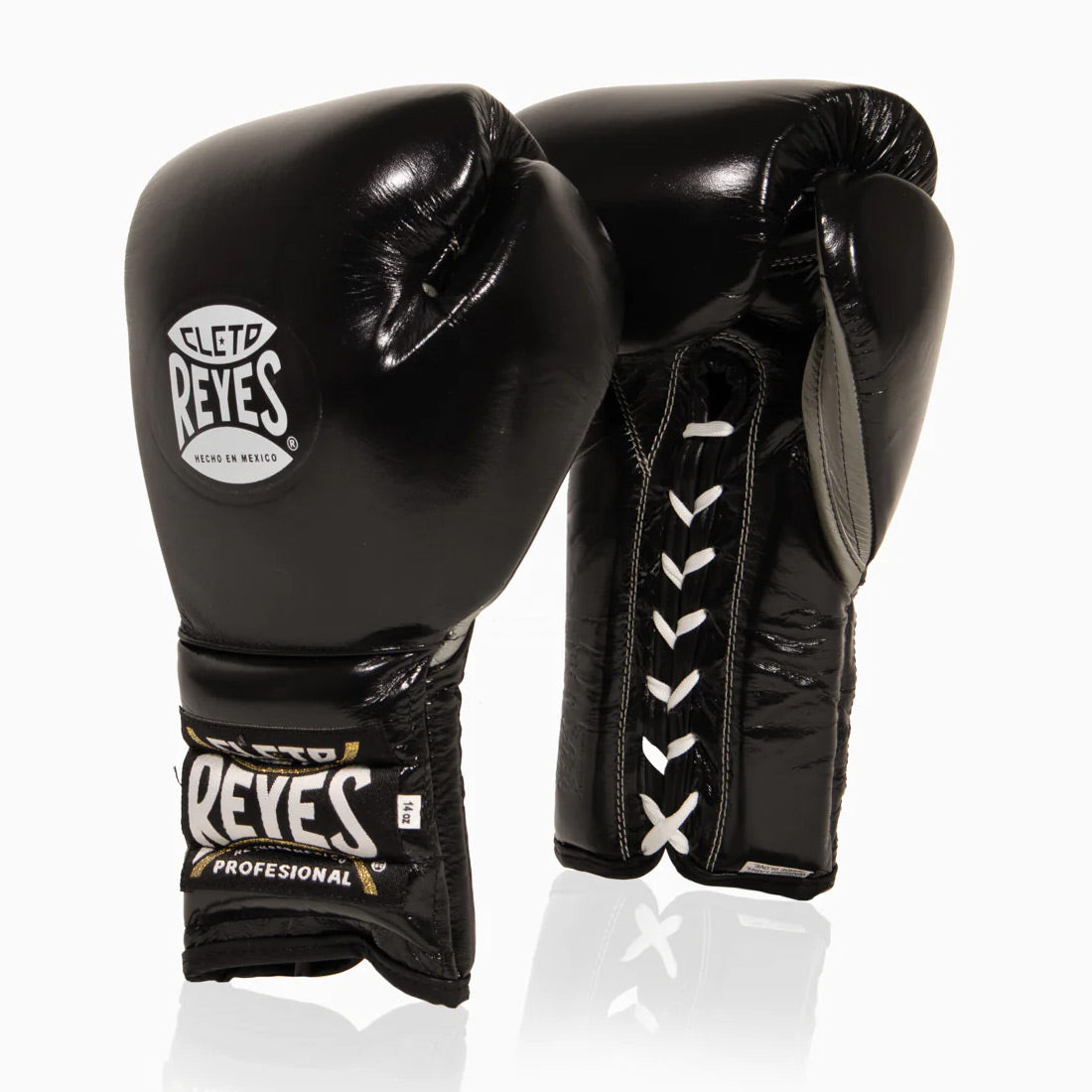 Cleto Reyes Professional Training Boxing Gloves with Laces Black