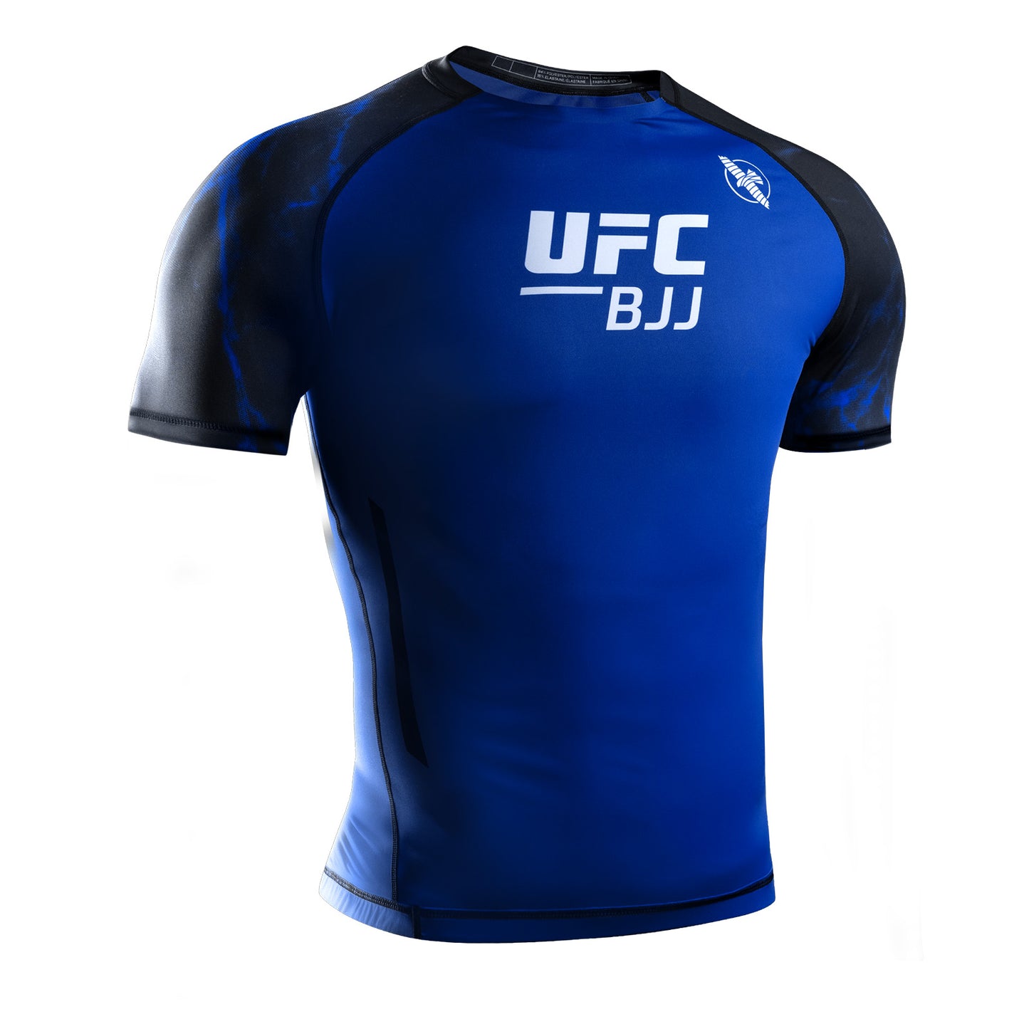 Hayabusa UFC BJJ Short Sleeve Rash Guard Blue - The Fight Club