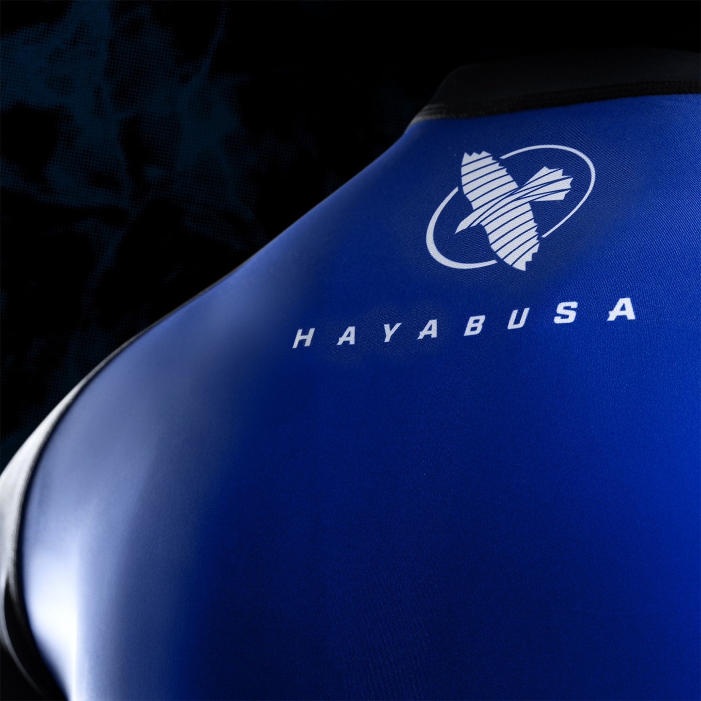 Hayabusa UFC BJJ Short Sleeve Rash Guard Blue - The Fight Club