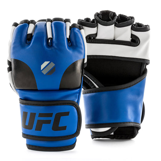 UFC Contender Open Palm MMA Training Gloves Blue - The Fight Club
