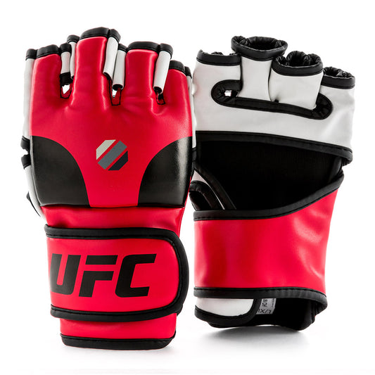 UFC Contender Open Palm MMA Training Gloves Red - The Fight Club