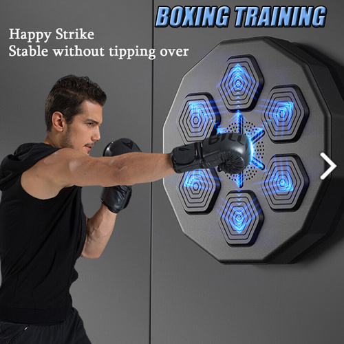 Electronic Music  Boxing Wall Target  Training Smart Wall Mounted Combat AU NO Gloves - The Fight Club