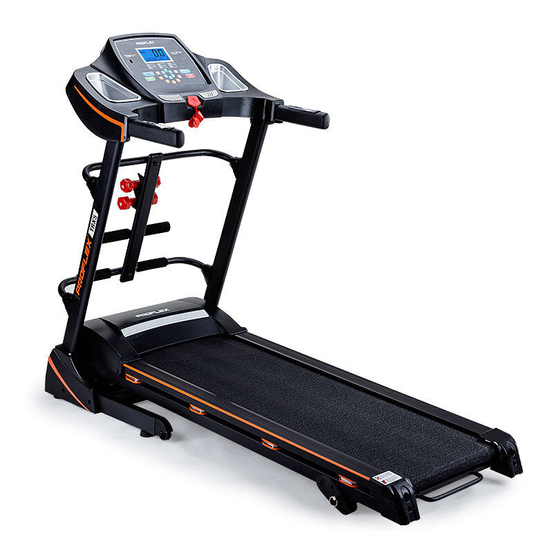 PROFLEX Electric Treadmill w/ Fitness Tracker Home Gym Exercise Equipment - The Fight Club