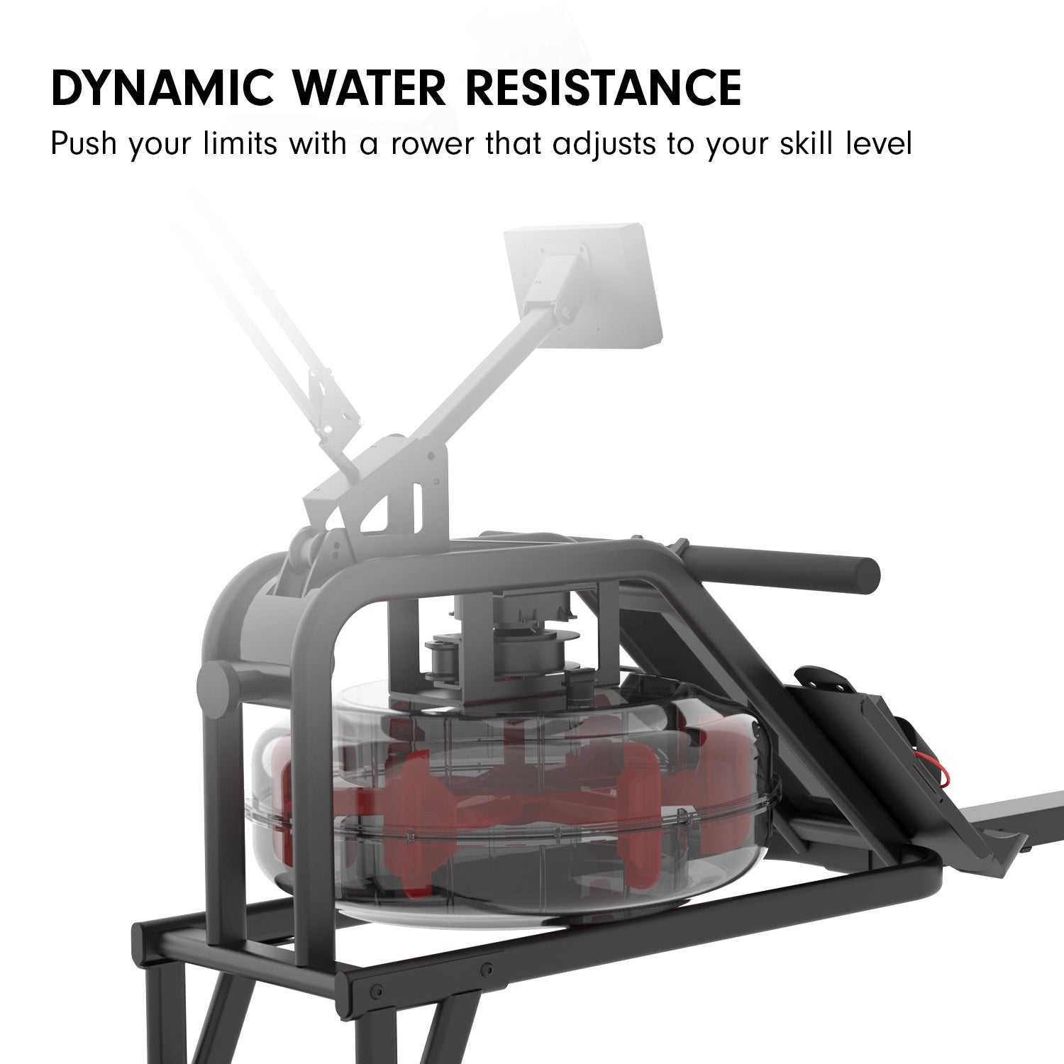 Powertrain 13L Water Resistance Rowing Machine Rower - The Fight Club