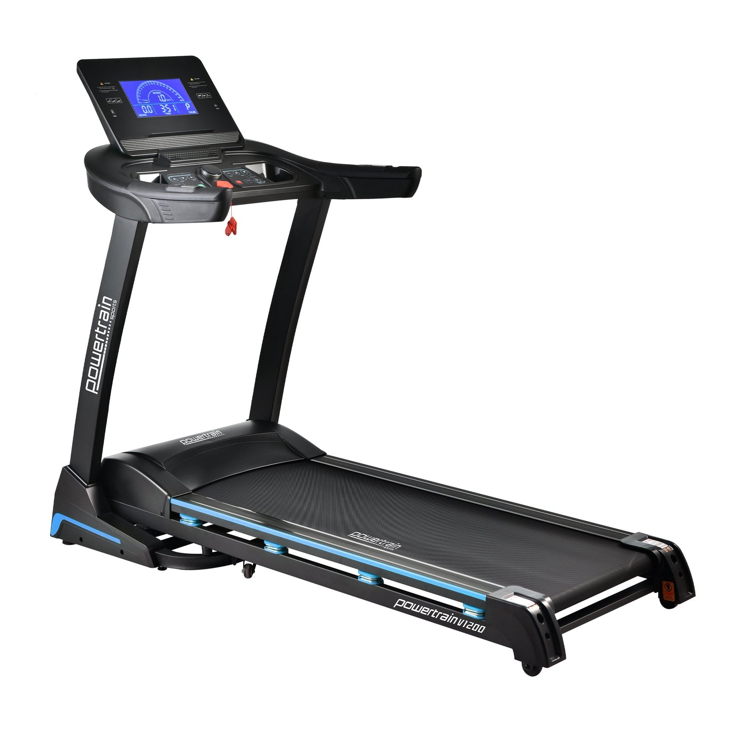 Powertrain V1200 Treadmill with Shock-Absorbing System - The Fight Club