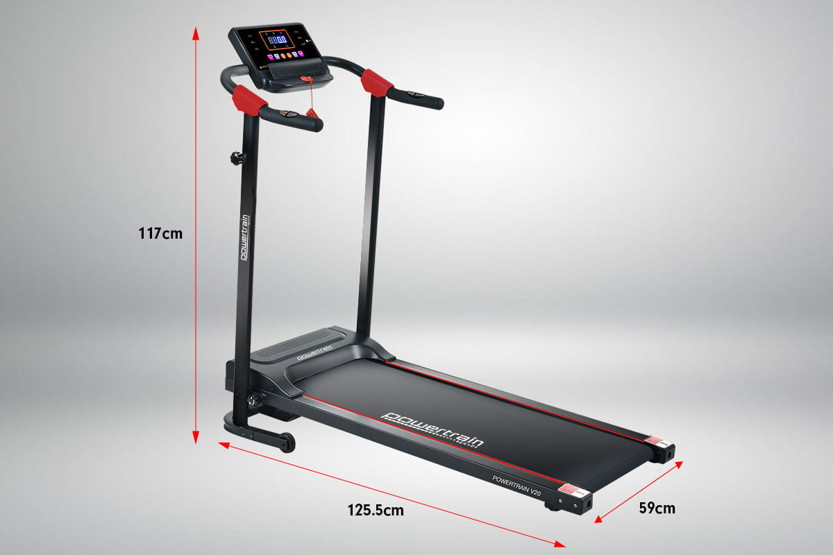 Powertrain V20 Foldable Treadmill Home Gym Cardio Walking Machine - The Fight Club