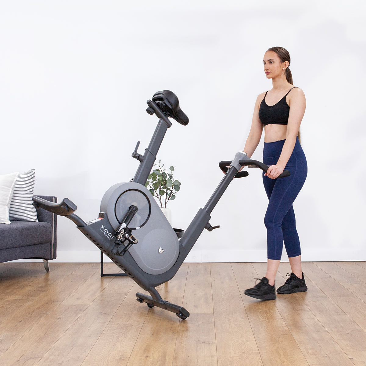 Lifespan Fitness V-Cycle Smart Exercise Bike with NeoWatt - The Fight Club