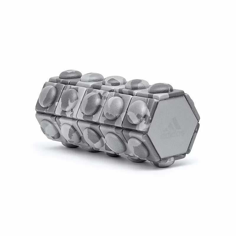 Adidas Mini Textured Foam Roller Recovery Gym Fitness Sport Physio - Grey Camo - The Fight Club