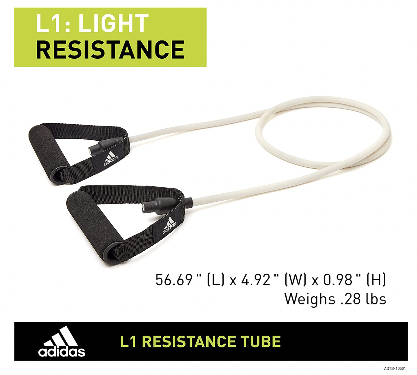 Adidas Resistance Tube Yoga Pilates Gym Exercise Home Fitness Workout L1 - The Fight Club