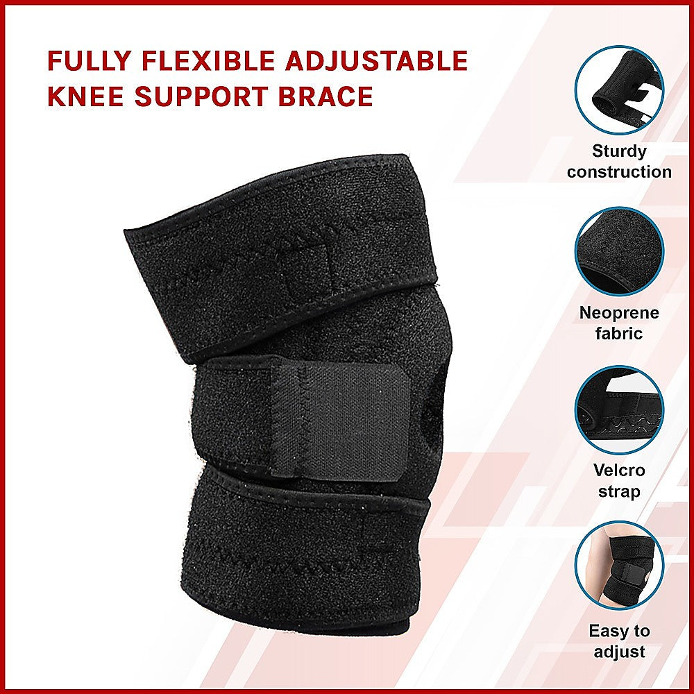 DSZ Fully Flexible Adjustable Knee Support Brace - The Fight Club