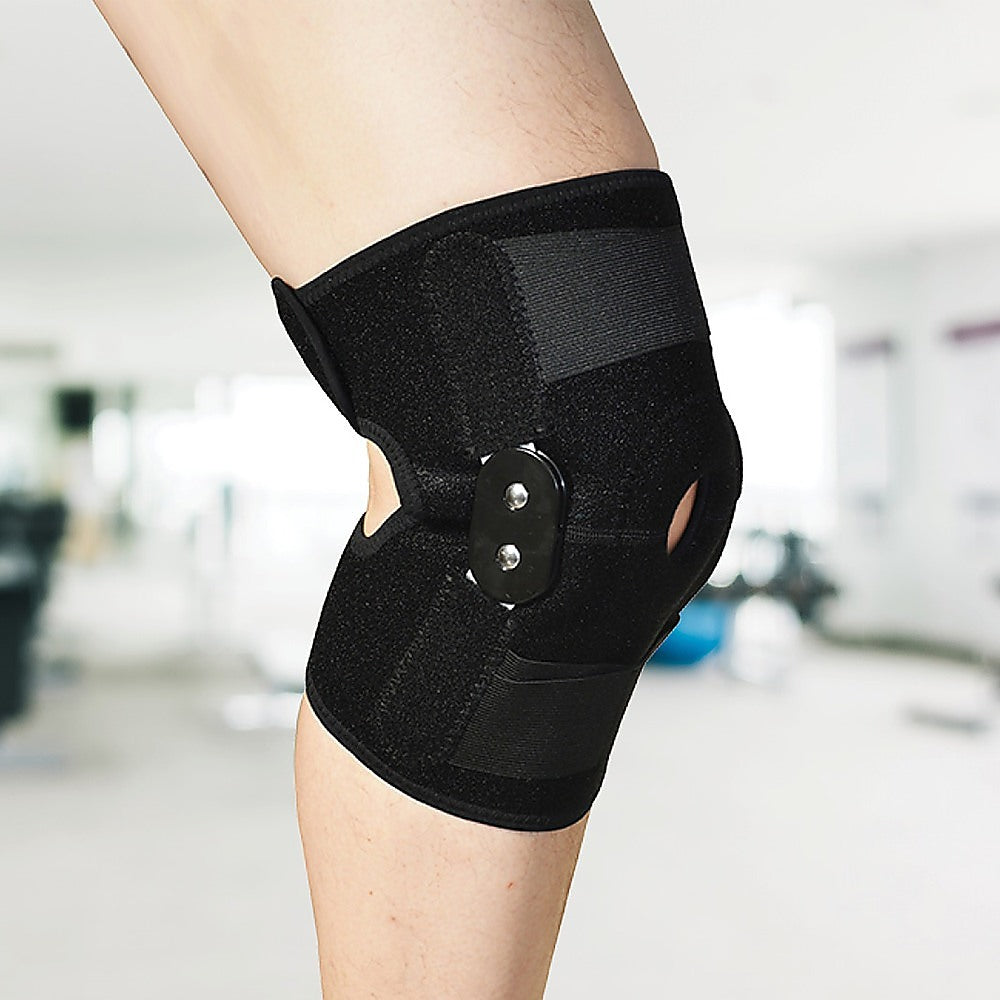 DSZ Hinged Full Knee Support Brace Protection Arthritis Injury Sports - The Fight Club