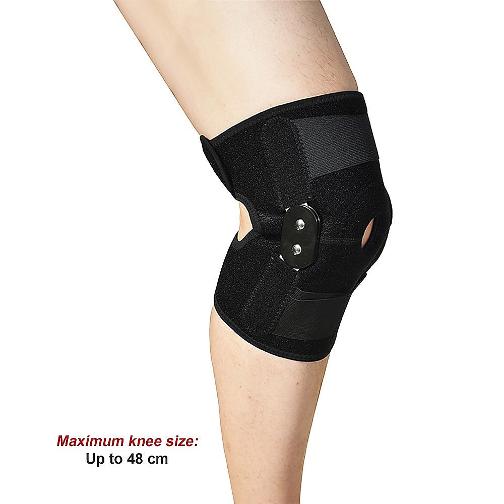 DSZ Hinged Full Knee Support Brace Protection Arthritis Injury Sports - The Fight Club