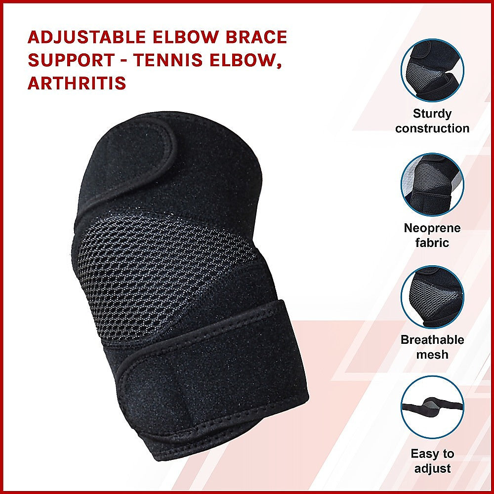 DSZ Adjustable Elbow Brace Support - Tennis Elbow, Arthritis - The Fight Club