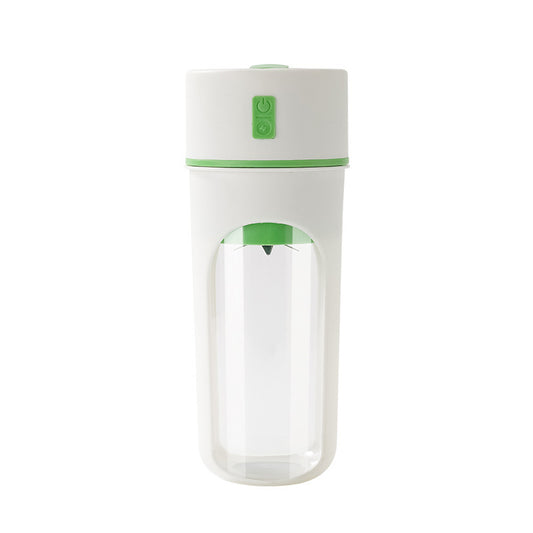 Green Portable Blender Bottle - Rechargeable Mini Blender for DIY Juices and Smoothies