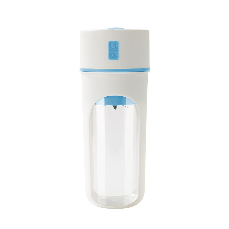 Blue Portable Blender Bottle - Rechargeable Mini Blender for DIY Juices and Smoothies